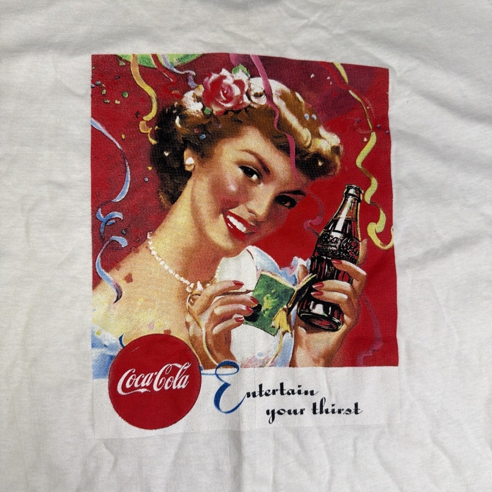Vintage 1999 TCCC Coca Cola Employee T-Shirt Size Large Spring Atlanta Entertain